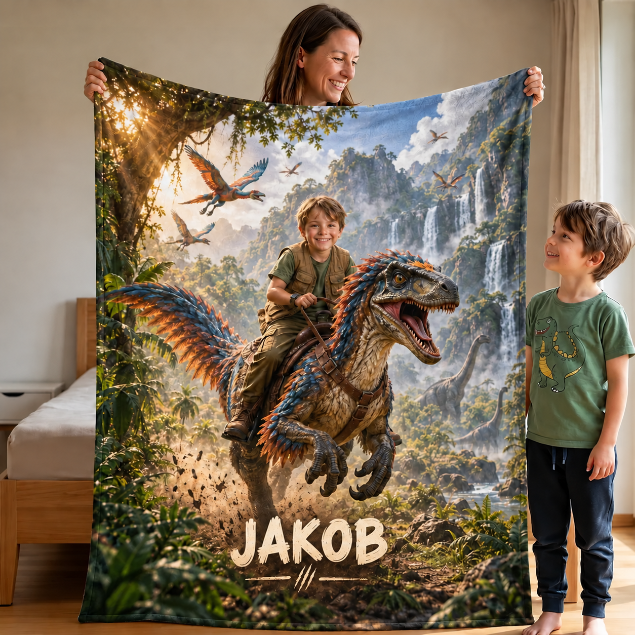 Personlig Dino-teppe