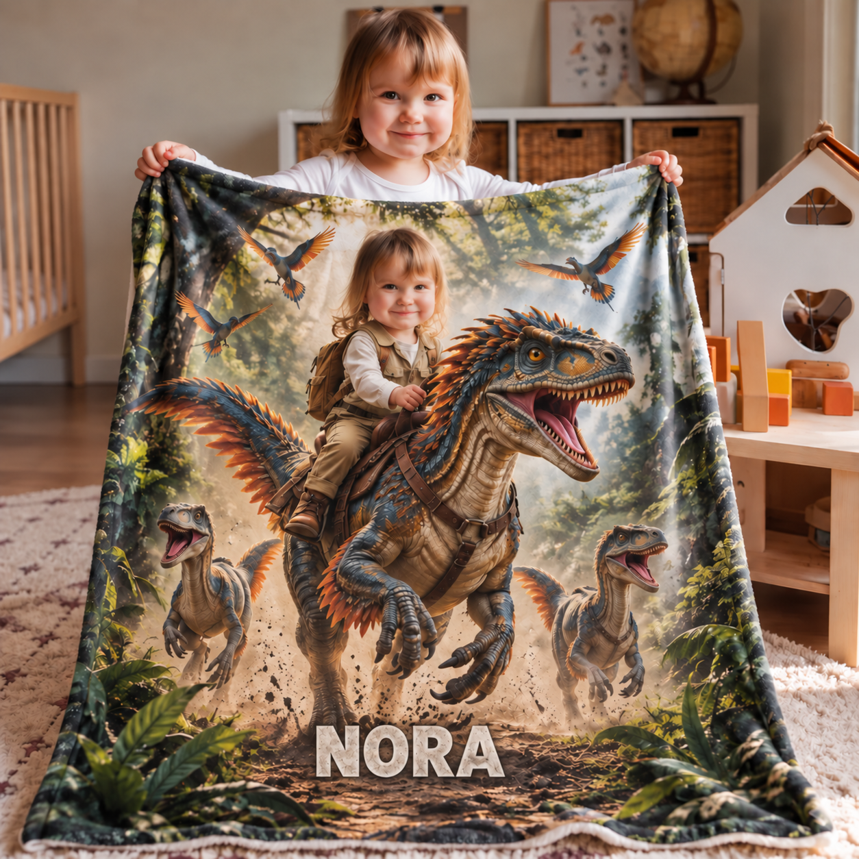 Personlig Dino-teppe