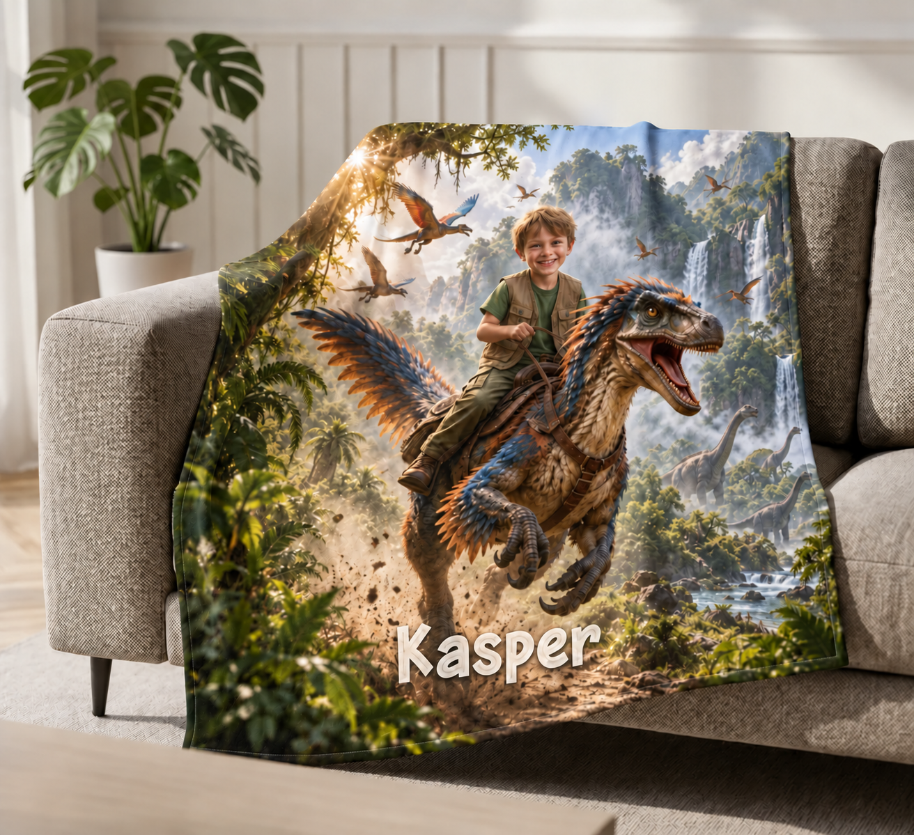 Personlig Dino-teppe